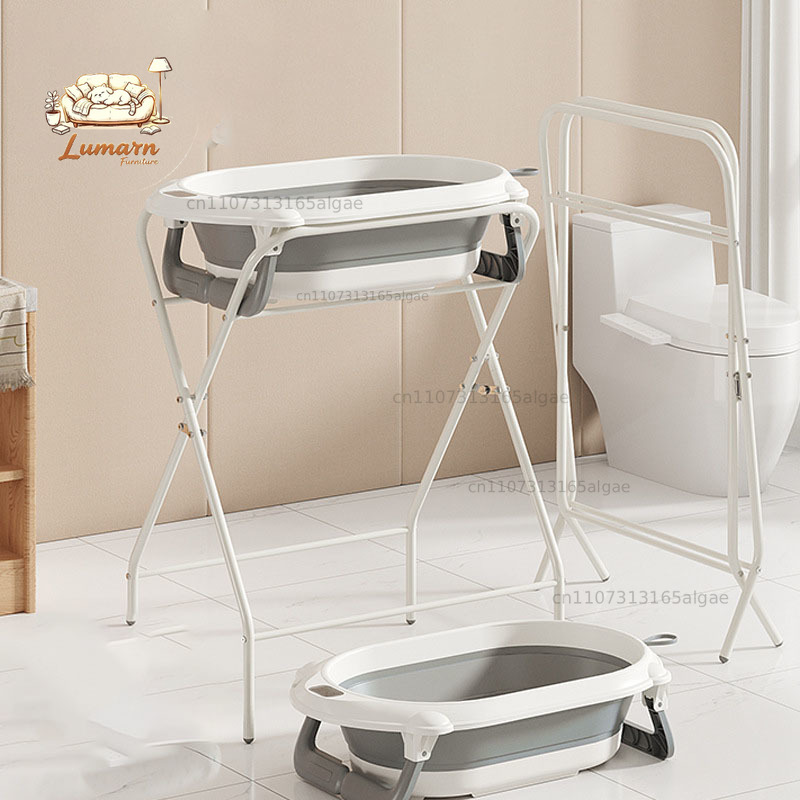 Baby Bath Tub Foldable - Wanneczka dla niemowląt ze stojakiem i