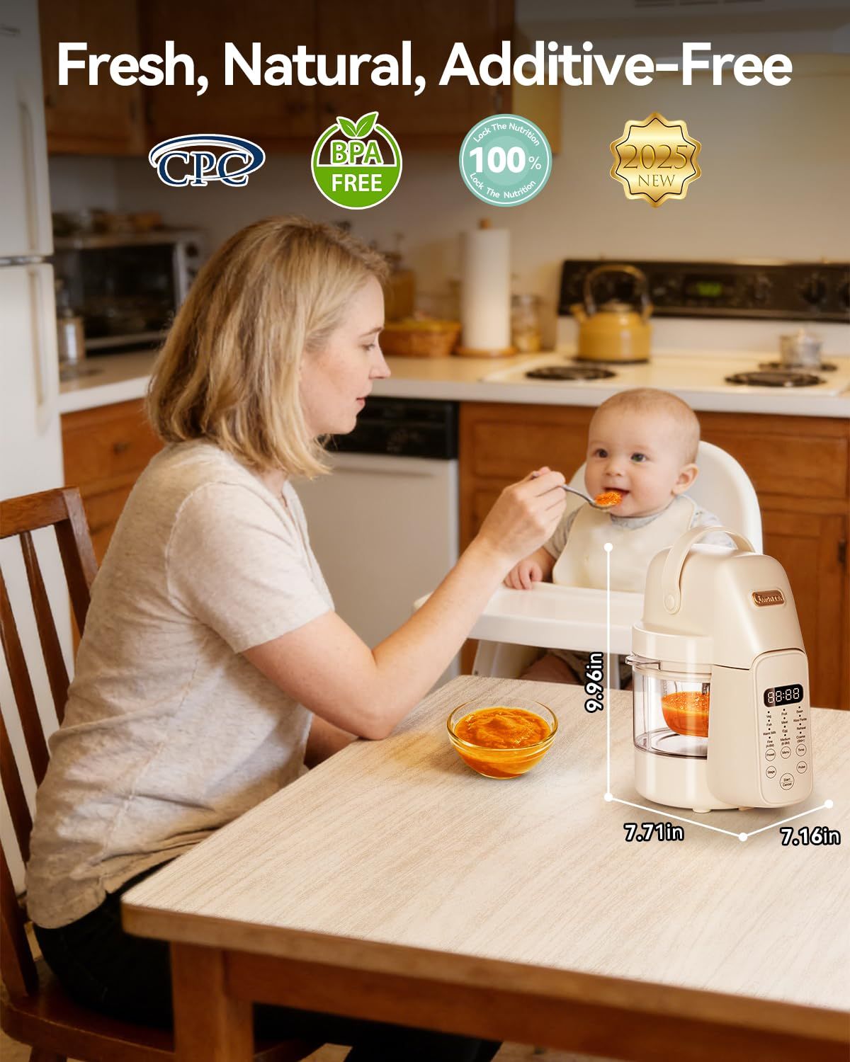 Baby Food Maker Blender - Profesjonalny, wytrzymały urządzenie do przygotowywania pokarmu