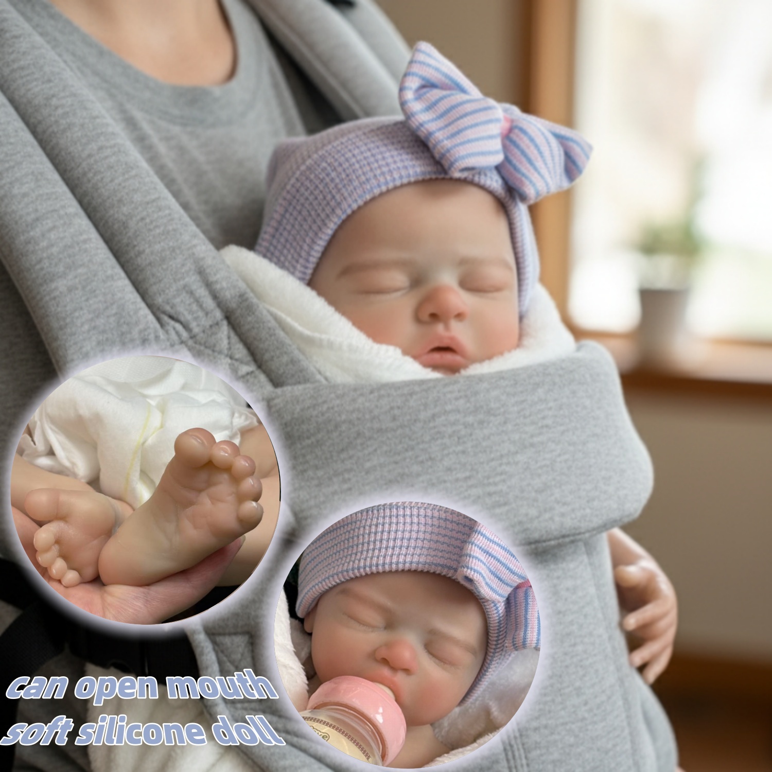 Baby Products Trending - 16-calowa lalka reborn z pełnego silikonu