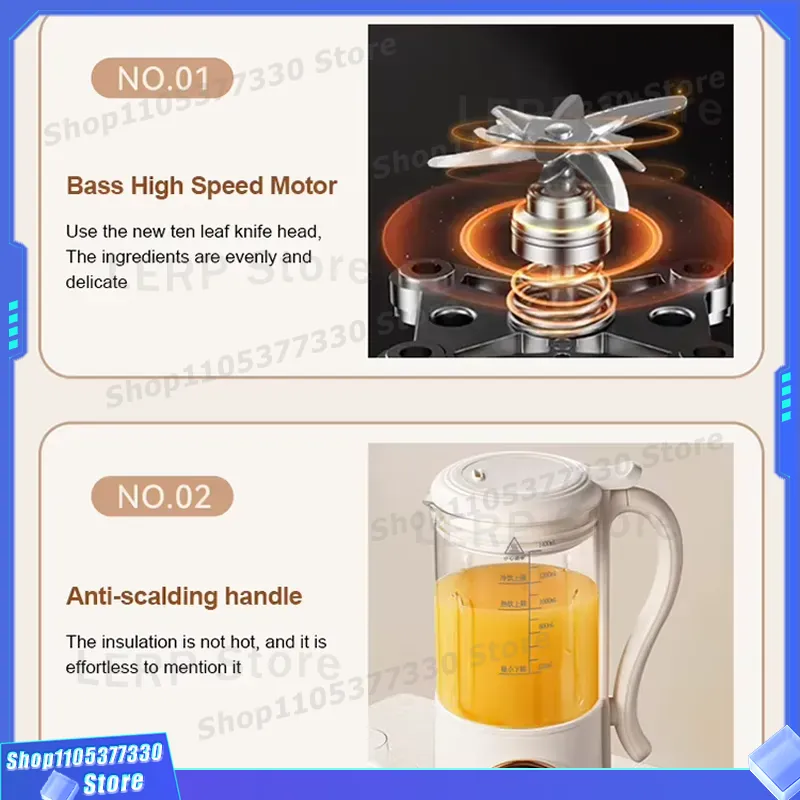 Inteligentny cyfrowy robot do  – Baby Food Maker Blender recenzja i cena